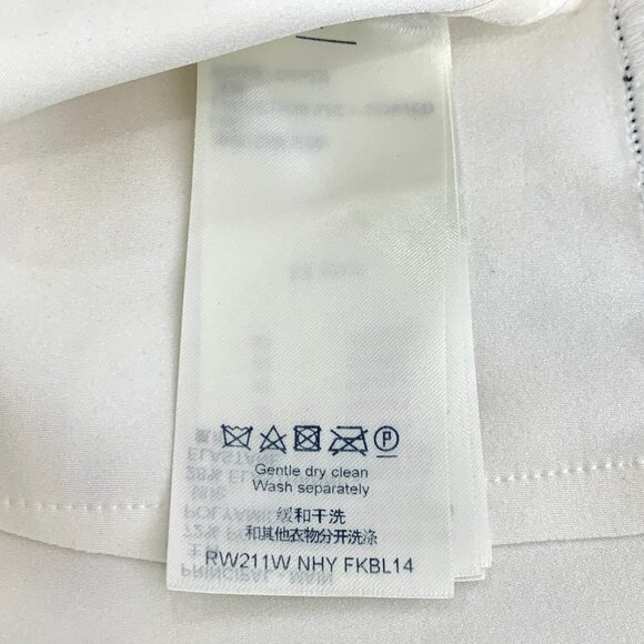 H12492 Louis Vuitton white label hem logo monogram high collar short sleeve T-sh - Picture 8 of 8